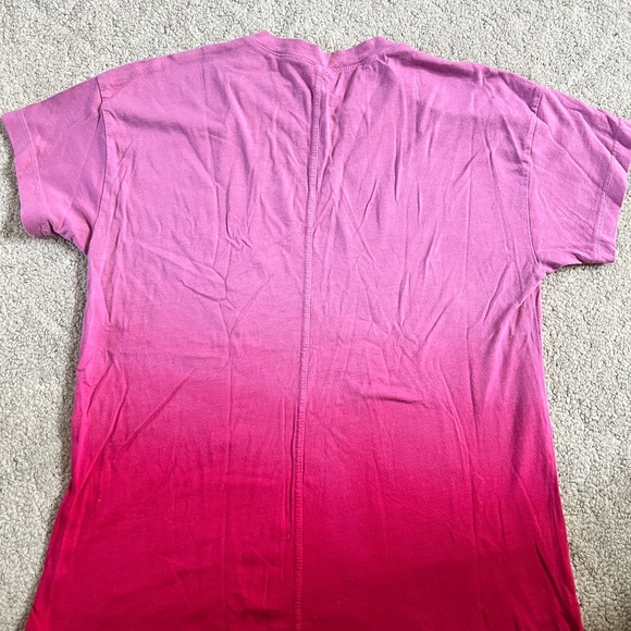 NWT Women’s Anthropologie good hYOUman Pink Ombré T-shirt, size Small - Picture 4 of 9